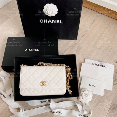 chanel pearl chain wallet|Chanel wallet on chain trendy.